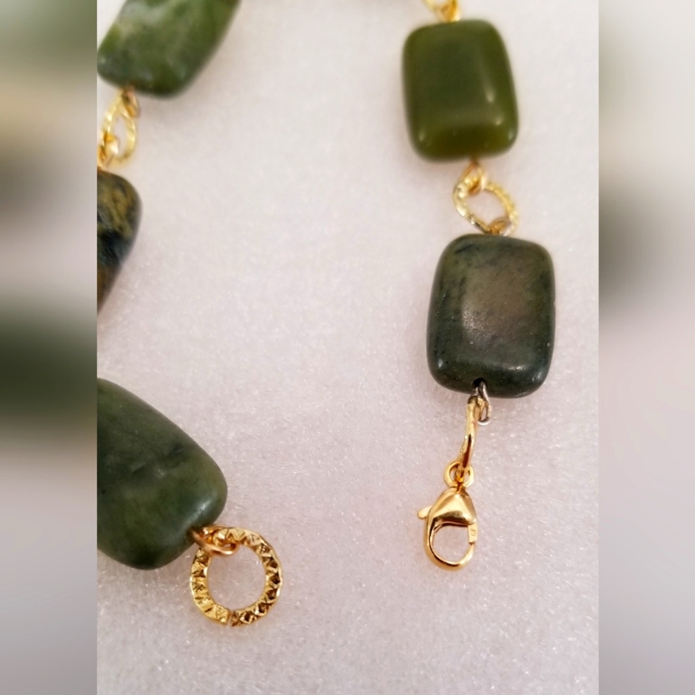 Genuine Canadian Jade Rectangular - image 5